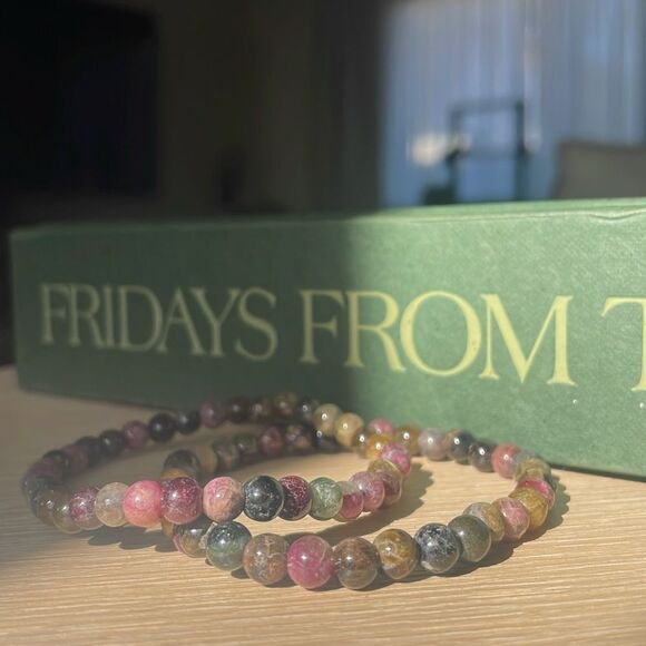 Urban Outfitters | 2 Mixed Tourmaline Beaded Bracelet OS - Picture 7 of 7